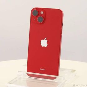 〔中古〕Apple(アップル) iPhone14 128GB プロダクトレッド MPV93J／A SIMフリー〔258-ud〕