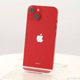 〔中古〕Apple(アップル) iPhone14 128GB プロダクトレッド MPV93J／A SIMフリー〔305-ud〕