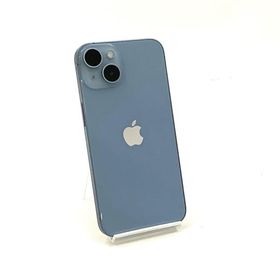 【全額返金保証】【最速発送】 iPhone 14 128GB ブルー au SIMフリー 白ロム 動作確認済 82%