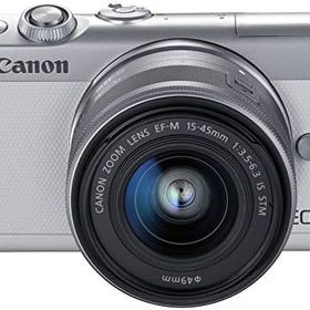 【中古】Canon ミラーレス一眼カメラ EOS M100 ホワイト EF-M15-45 IS STM レンズキット(ホワイト) EOSM100WH1545ISSTMLK カメラ 中古 人気 おすすめ 高画質