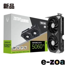 ZOTAC ゾタック ZOTAC GAMING GeForce RTX 5060 Ti 8GB Twin Edge OC ZT-B50610H-10M (2652056)