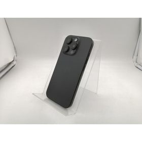 【中古】Apple 国内版 【SIMフリー】 iPhone 16 Pro 128GB ブラックチタニウム MYMV3J/A【なんば】保証期間１ヶ月【ランクC】