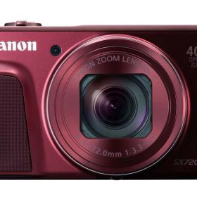 【中古】Canon デジタルカメラ PowerShot SX720 HS レッド 光学40倍ズーム PSSX720HSRE