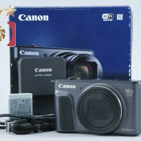 【中古】Canon キヤノン PowerShot SX720 HS ブラック コンパクトデジタルカメラ 元箱付き