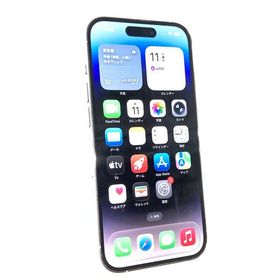 中古 Apple iPhone14 Pro 256GB シルバー MQ0Y3J／A SIMフリー