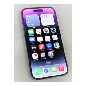 中古 Apple iPhone14 Pro 256GB ディープパープル MQ1E3J／A SIMフリー