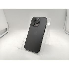 【中古】Apple au 【SIMフリー】 iPhone 14 Pro 128GB スペースブラック MPXU3J/A【なんば】保証期間１ヶ月【ランクC】