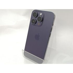 【中古】Apple docomo 【SIMフリー】 iPhone 14 Pro 512GB ディープパープル MQ283J/A【神保町】保証期間１ヶ月【ランクC】