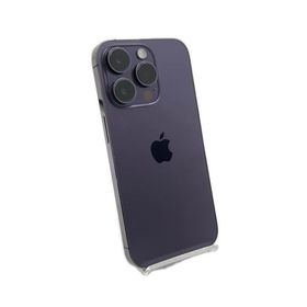 【全額返金保証】【最速発送】 iPhone 14 Pro 256GB ディープパープル SIMフリー 白ロム 動作確認済 79%