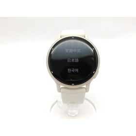 【中古】Garmin vivoactive 5 Ivory/Cream Gold 010-02862-41【府中ル・シーニュ】保証期間1ヶ月【ランクB】