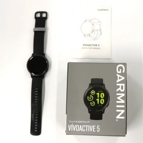 [中古] ガーミン(GARMIN) vivoactive 5 フィットネスGPSウォッチ ブラック vivoactive-5 [可(C)]