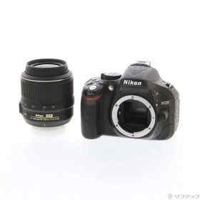 【中古】Nikon(ニコン) NIKON D5200 18-55 VR レンズキット ブラック 【269-ud】