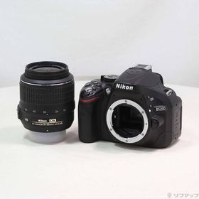 【中古】Nikon(ニコン) NIKON D5200 18-55 VR レンズキット ブラック 【269-ud】