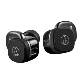 オーディオテクニカ 完全ワイヤレスイヤホン ATH-SQ1TW2NC BK ブラック