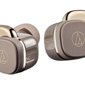 Audio-technica ヘッドホン・イヤホン ATH-SQ1TW2NC-CA [カフェラテ]