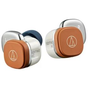 オーディオテクニカ ATH-SQ1TW2NC WCM 完全ワイヤレスイヤホン Bluetooth接続 ノイズキャンセリング機能搭載 ホワイトキャメル