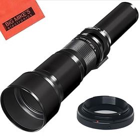 【中古】【39shop】long-range★650 mm-1300 mm F / 8望遠ズームレンズfor CanonデジタルEOS Rebel t2i、t3、t3i、t4i、t5i、t5、t6、t6i, t6s、sl1、eos60d、eos70d（良い）