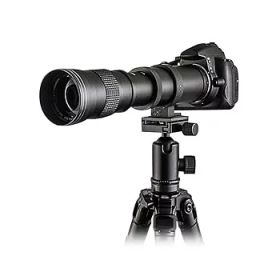 【中古】【39shop】Mcoplus★420-800mm f/8.3 手動望遠ズームレンズ + Tマウント Canon EOS T3 T3i T4i T5 T5i T6 T6i T6s T7 T7i SL1 SL2 6D 7D 60D 70D 77D 80D 5D（良い）