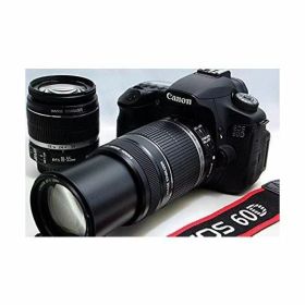 【中古】キヤノン Canon EOS 60D ダブルズームキット EF-S18-55mm/EF-S55-250mm付属当店保証30日間 人気モデル 高画質 売れ筋
