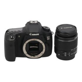中古 デジタル一眼 レンズキットCanon キヤノン EOS 60D 18-55レンズキット 1461007258コンディションランク【B】（商品 No.81-0）