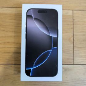 未使用 iPhone 16 Pro ブラックチタニウム 256GB
