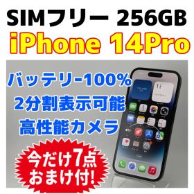 SIMフリー iPhone14Pro 256GB 609 スペースブラック