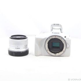 〔中古〕Canon(キヤノン) EOS R50 RF-S18-45 IS STM レンズキット ホワイト〔198-ud〕