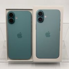 中古 【au版SIMフリー】Apple iPhone16 Plus 256GB ティール MXVL3J/A 170220 状態： C:並品
