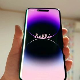 iPhone 14 Pro Max SIMフリー ディープパープル 画面不良