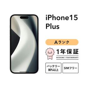 【中古】iPhone 15 Plus 512GB Aランク スマホ 本体 SIMフリー ピンク イエロー グリーン ブルー ブラック 美品