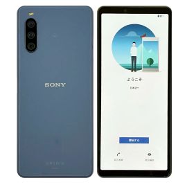 【中古】 SONY Xperia 10 III SOG04 Blue ブルー au 128GB SIMロック解除済 白ロム 本体