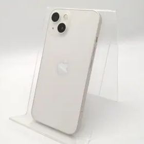 【中古】Apple UQmobile 【SIMフリー】 iPhone 13 128GB スターライト MLND3J/A【大須2】保証期間１ヶ月【ランクC】