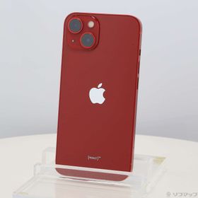 (中古)Apple iPhone13 256GB プロダクトレッド MLNL3J/A SIMフリー(269-ud)
