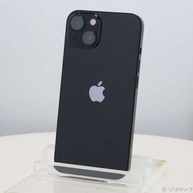 (中古)Apple iPhone13 128GB ミッドナイト MLNC3J/A SIMフリー(258-ud)