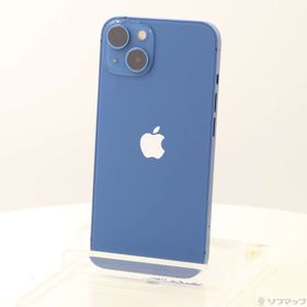 (中古)Apple iPhone13 256GB ブルー MLNM3J/A SIMフリー(247-ud)