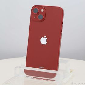 (中古)Apple iPhone13 128GB プロダクトレッド MLNF3J/A SIMフリー(258-ud)