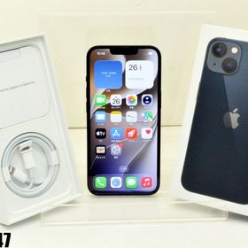 白ロム docomo SIMフリー Apple iPhone13 128GB iOS27 Midnight MLNC3J/A 初期化済【中古】