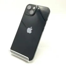 【中古】Apple UQmobile 【SIMフリー】 iPhone 13 128GB ミッドナイト MLNC3J/A【広島】保証期間１ヶ月【ランクC】