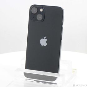(中古)Apple iPhone13 128GB ミッドナイト MLNC3J/A SIMフリー(377-ud)