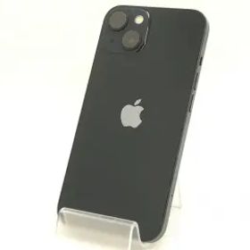 【中古】Apple au 【SIMフリー】 iPhone 13 128GB ミッドナイト MLNC3J/A【静岡】保証期間１ヶ月【ランクC】