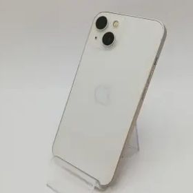 【中古】Apple SoftBank 【SIMフリー】 iPhone 13 128GB スターライト MLND3J/A【府中ル・シーニュ】保証期間１ヶ月【ランクB】