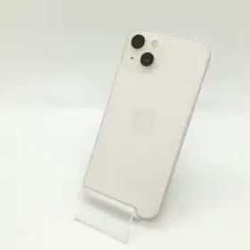 【中古】Apple SoftBank 【SIMフリー】 iPhone 13 128GB スターライト MLND3J/A【静岡】保証期間１ヶ月【ランクB】