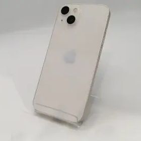 【中古】Apple docomo 【SIMフリー】 iPhone 13 128GB スターライト MLND3J/A【宇田川】保証期間１ヶ月【ランクB】
