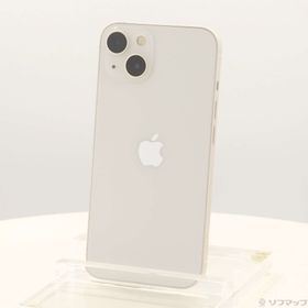 (中古)Apple iPhone13 128GB スターライト MLND3J/A SIMフリー(196-ud)