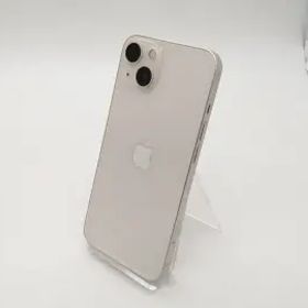 【中古】Apple au 【SIMフリー】 iPhone 13 128GB スターライト MLND3J/A【札幌南2条】保証期間１ヶ月【ランクA】