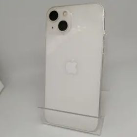 【中古】Apple au 【SIMフリー】 iPhone 13 128GB スターライト MLND3J/A【OSU301】保証期間１ヶ月【ランクC】