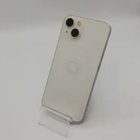 【中古】Apple SoftBank 【SIMフリー】 iPhone 13 128GB スターライト MLND3J/A【那珂川】保証期間１ヶ月【ランクC】