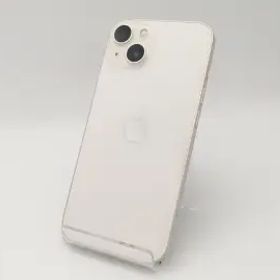 【中古】Apple SoftBank 【SIMフリー】 iPhone 13 128GB スターライト MLND3J/A【広島本通】保証期間１ヶ月【ランクB】