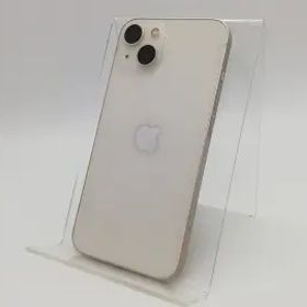 【中古】Apple SoftBank 【SIMフリー】 iPhone 13 128GB スターライト MLND3J/A【大宮東口】保証期間１ヶ月【ランクB】