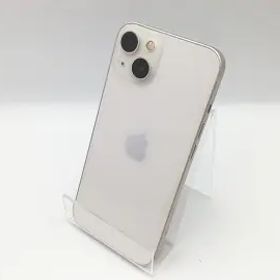 【中古】Apple SoftBank 【SIMフリー】 iPhone 13 128GB スターライト MLND3J/A【熊本】保証期間１ヶ月【ランクC】